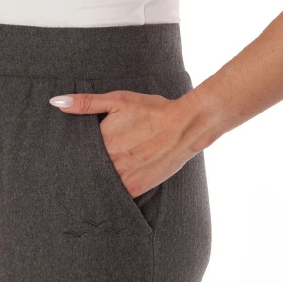 LAZYPANTS Women’s Hacci Knit Joggers 2-pack Grey Size Medium Casual Pants - Picture 4 of 15